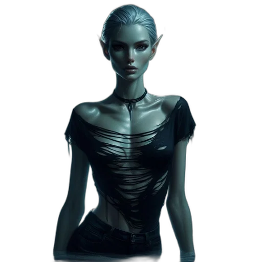 dress, jewelry, robot, creature transparent PNG cut-out