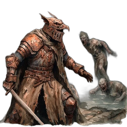 creature, dragon, staff, concept art transparent PNG cut-out
