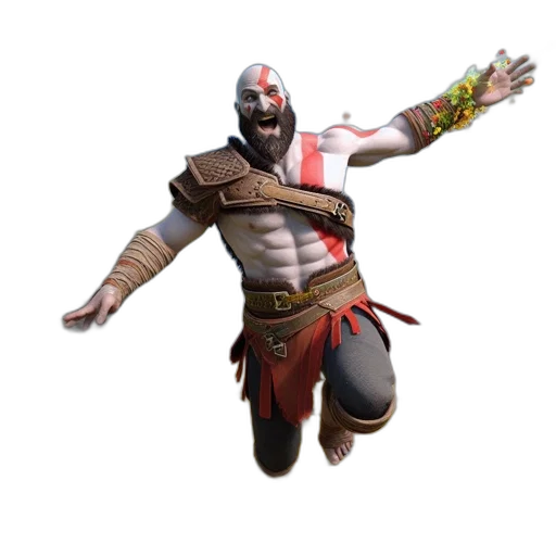 weapon, mask, creature, staff transparent PNG cut-out