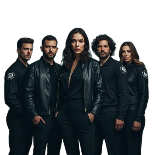 jacket, staff, show, five transparent PNG cut-out