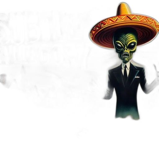 mask, hat, staff, creature transparent PNG cut-out
