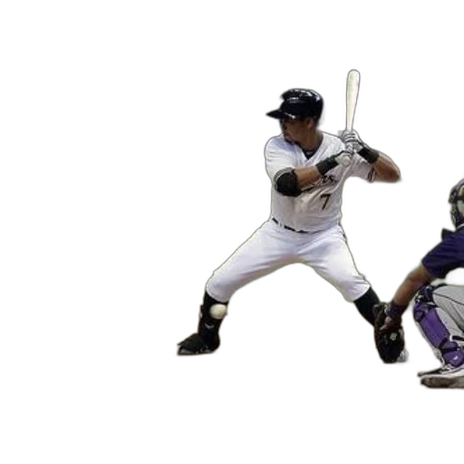 weapon, baseball, player, white transparent PNG cut-out