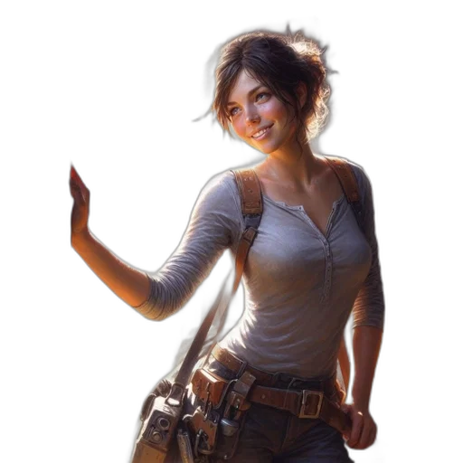 staff, weapon, face, concept art transparent PNG cut-out