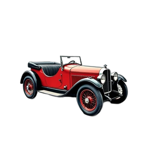 car, 3d render, photorealistic, postage transparent PNG cut-out