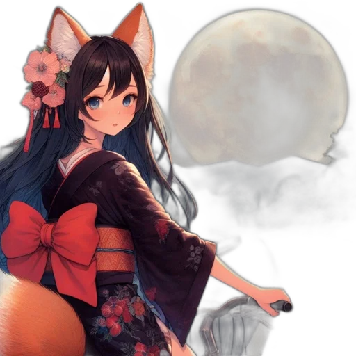dress, staff, mask, fantasy art transparent PNG cut-out