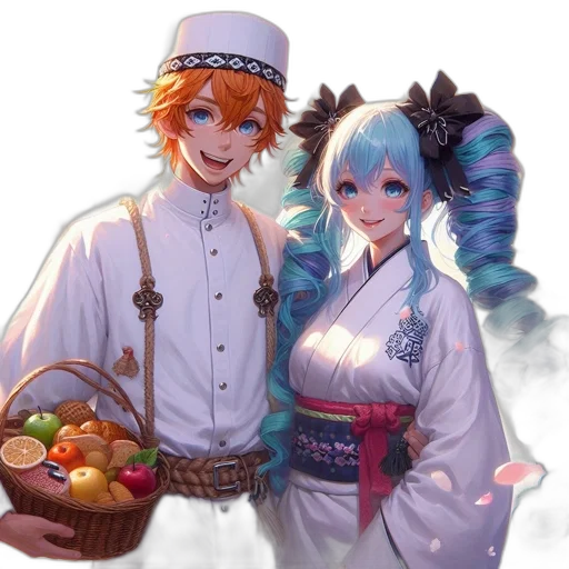 food, staff, anime, fantasy art transparent PNG cut-out