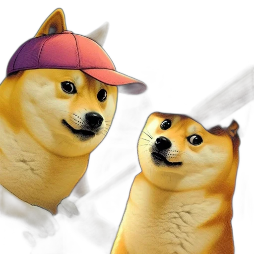 hat, animal, 3d render, photorealistic transparent PNG cut-out