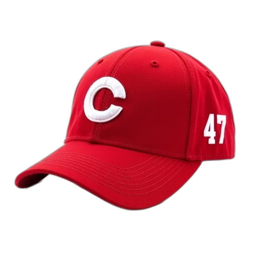 hat, crown, red, baseball transparent PNG cut-out