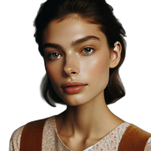 face, hair, jewelry, crown transparent PNG cut-out