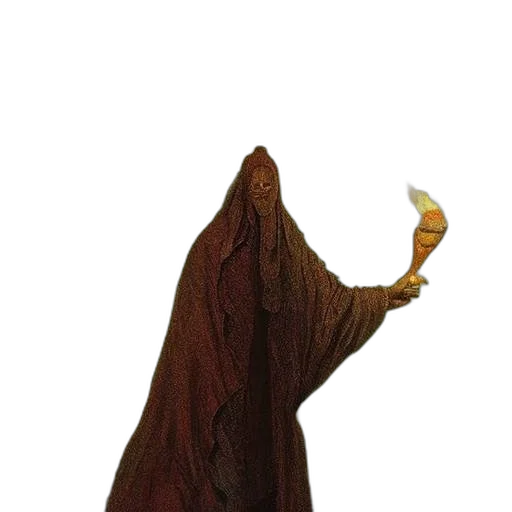 staff, mask, dress, weapon transparent PNG cut-out