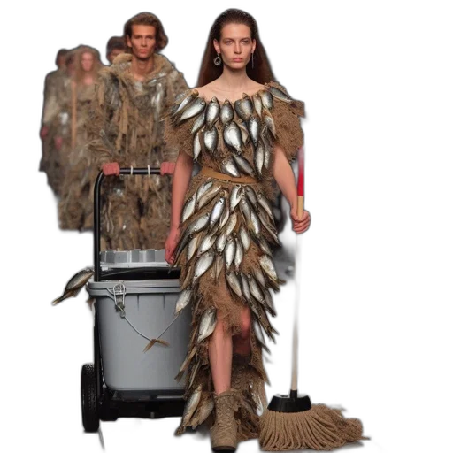 dress, creature, hair, animal transparent PNG cut-out