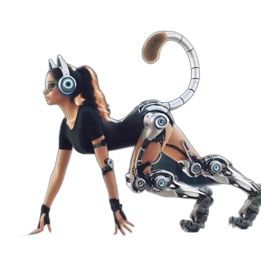 creature, animal, robot, dragon transparent PNG cut-out
