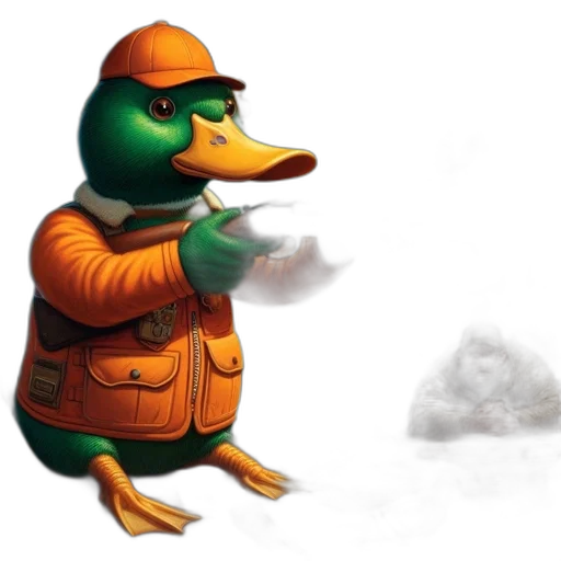 jacket, animal, concept art, 3d render transparent PNG cut-out