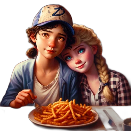 food, hat, robot, photorealistic transparent PNG cut-out