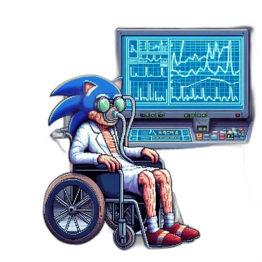 robot, cyberpunk, pixel art, vaporwave transparent PNG cut-out