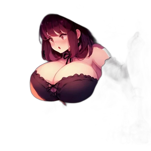 dress, creature, staff, weapon transparent PNG cut-out