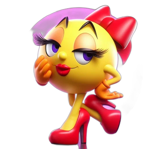 animal, staff, 3d render, concept art transparent PNG cut-out