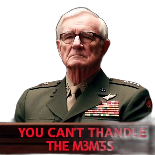 older, man, military, uniform transparent PNG cut-out