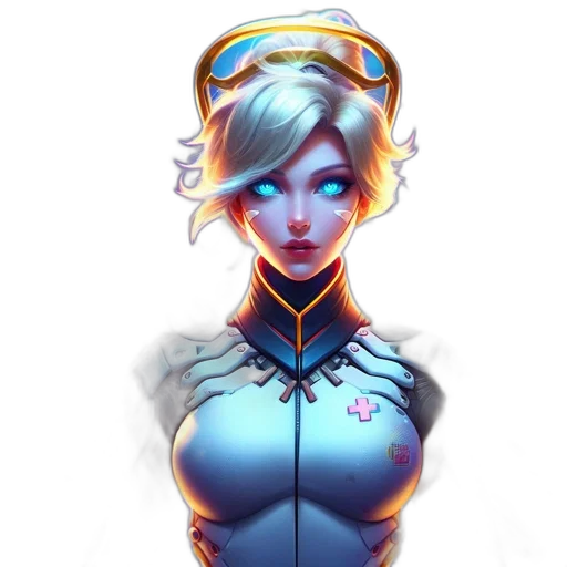 robot, face, staff, dress transparent PNG cut-out