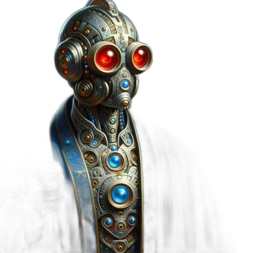 jewelry, sword, staff, robot transparent PNG cut-out