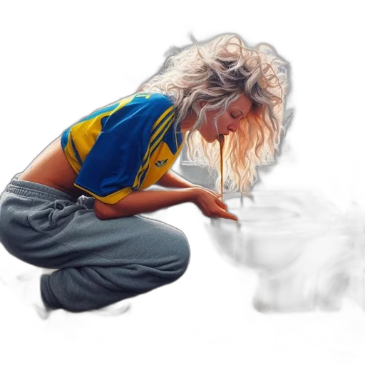 hair, dragon, creature, face transparent PNG cut-out