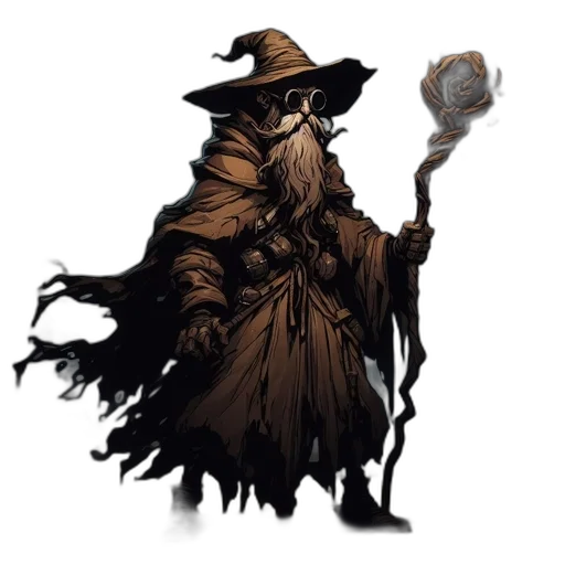 staff, mask, hat, creature transparent PNG cut-out