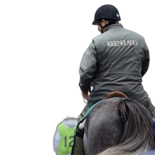 jacket, person, riding, horse transparent PNG cut-out