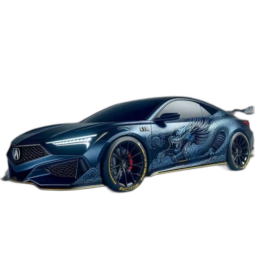 car, photorealistic, 3d render, concept art transparent PNG cut-out