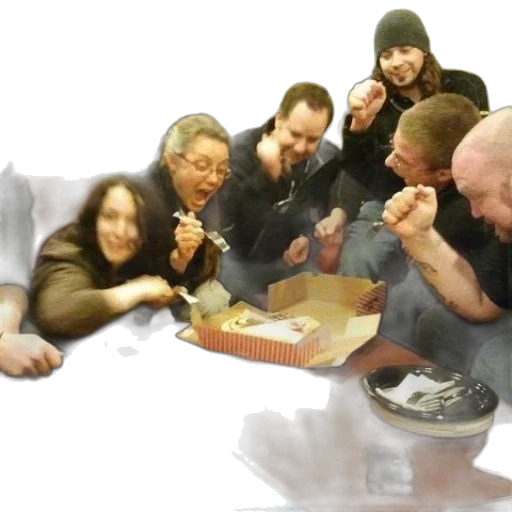 food, staff, fire, group transparent PNG cut-out