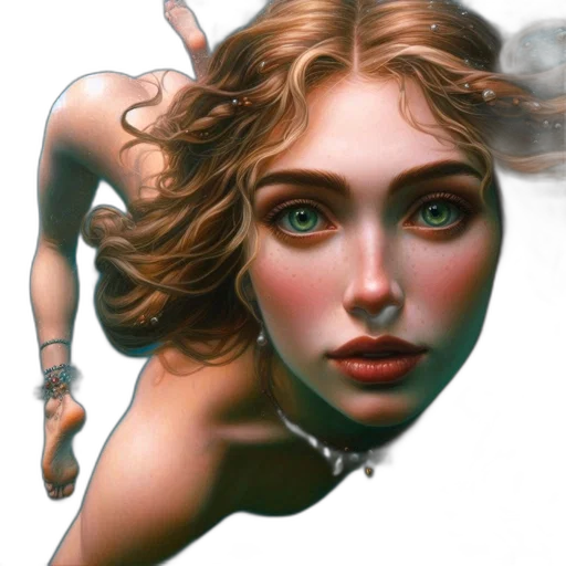 jewelry, face, mask, creature transparent PNG cut-out