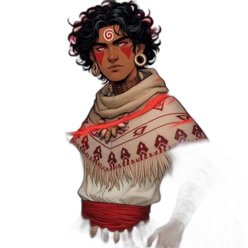 jacket, staff, dress, concept art transparent PNG cut-out