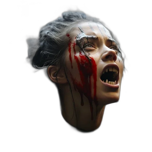face, mask, creature, crown transparent PNG cut-out