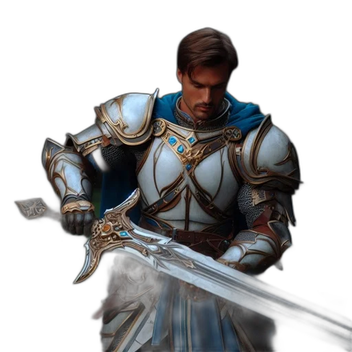 sword, weapon, staff, fantasy art transparent PNG cut-out