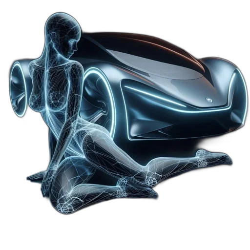 robot, car, mask, concept art transparent PNG cut-out