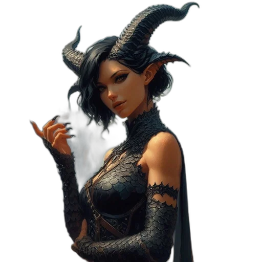 dragon, staff, fantasy art, concept art transparent PNG cut-out