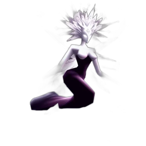 staff, dress, crown, hair transparent PNG cut-out