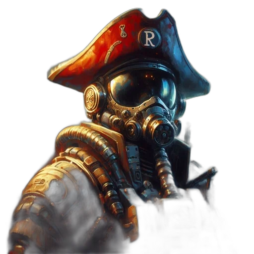 mask, robot, staff, weapon transparent PNG cut-out