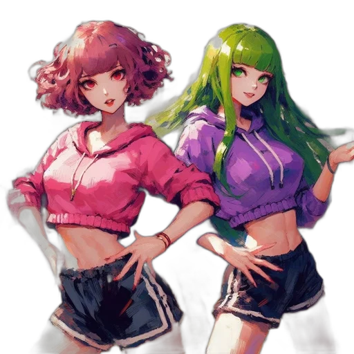 concept art, pixel art, anime, fantasy art transparent PNG cut-out