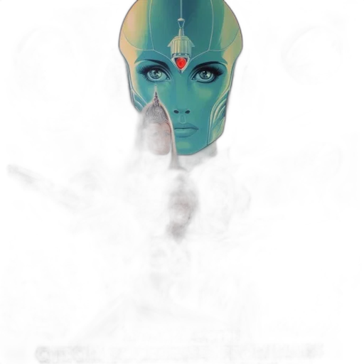 mask, robot, face, staff transparent PNG cut-out