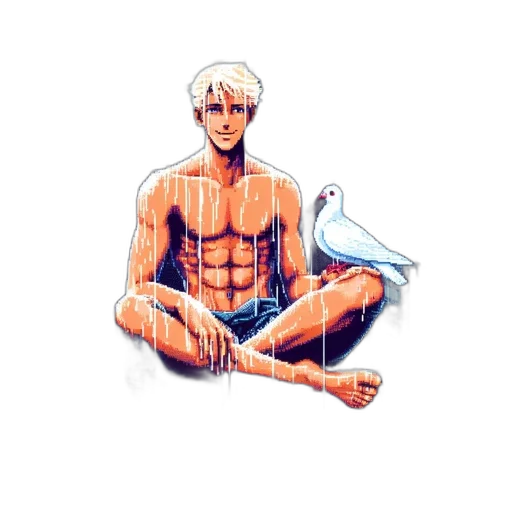 animal, creature, pixel art, concept art transparent PNG cut-out