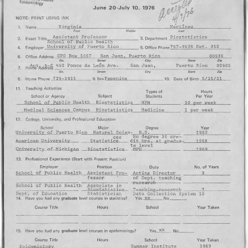 document, june, 20-july, 1976 transparent PNG cut-out