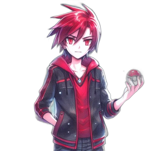 jacket, staff, weapon, anime transparent PNG cut-out