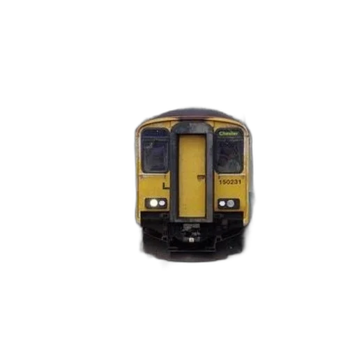 yellow, train, number, 150231 transparent PNG cut-out