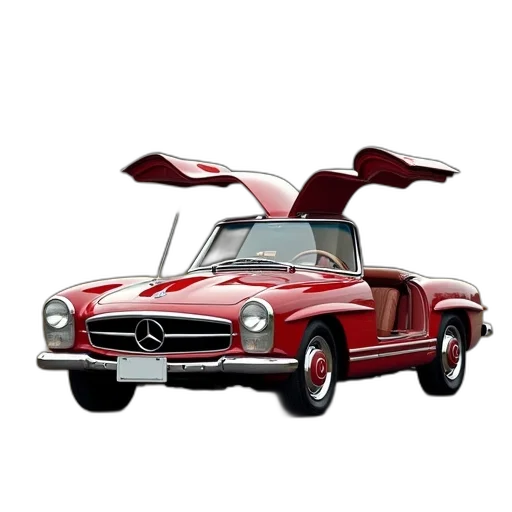 car, photorealistic, 3d render, concept art transparent PNG cut-out