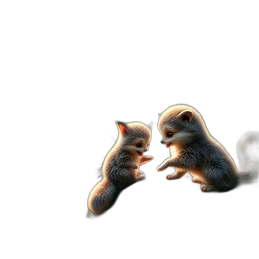 animal, creature, concept art, 3d render transparent PNG cut-out
