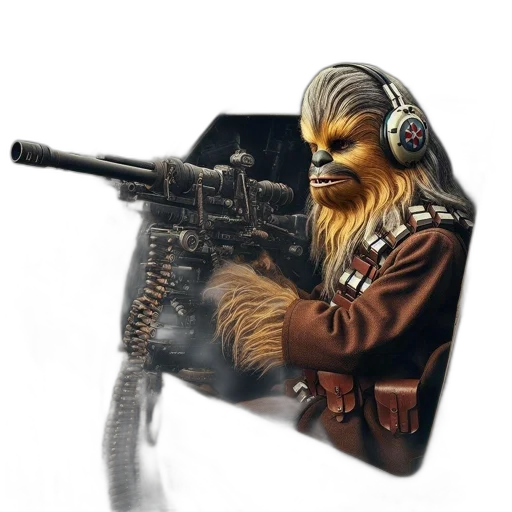 weapon, staff, animal, jacket transparent PNG cut-out