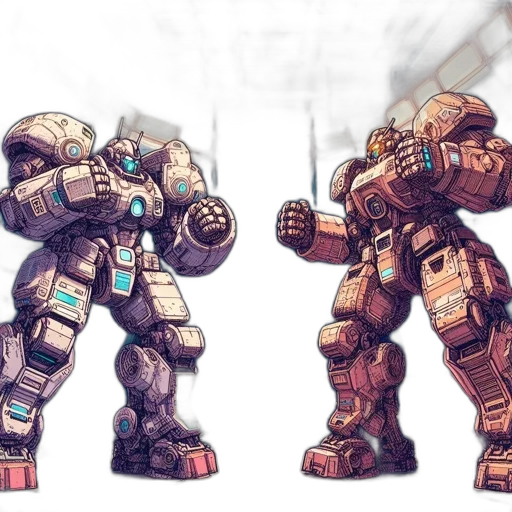 concept art, 3d render, fantasy art, pixel art transparent PNG cut-out