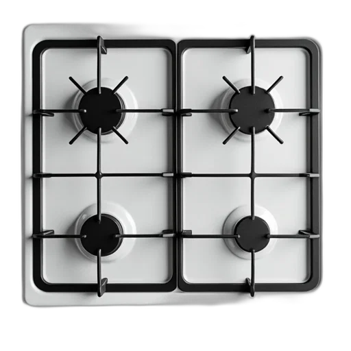 food, 3d render, four, burner transparent PNG cut-out