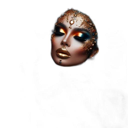 crown, face, mask, jewelry transparent PNG cut-out