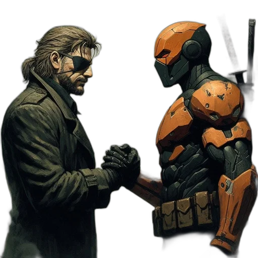 jacket, concept art, comic book art, cyberpunk transparent PNG cut-out